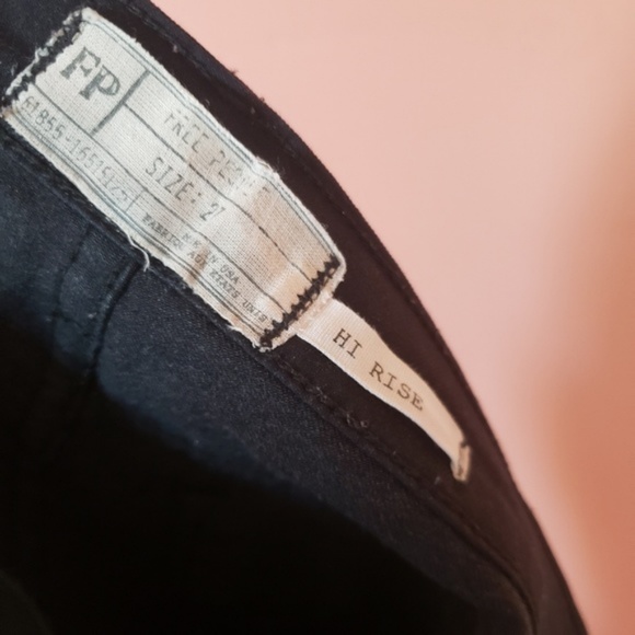 Hi Rise Black Free People Skinny Jeans Size 27 - Picture 2 of 3